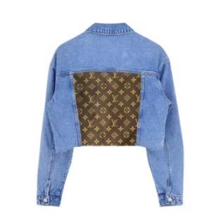LV Brown Denim Jacket