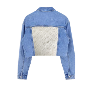 LV White Denim Jacket