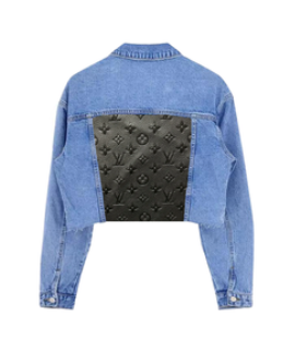 LV Black Denim Jacket