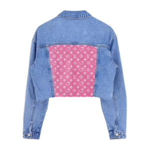 LV Pink Hello Kitty Denim Jacket