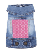 LV Hot Pink Pet Denim