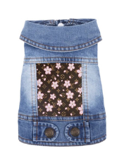 LV Floral Pet Denim