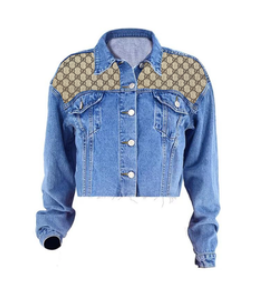 GG Denim Jacket Front Style