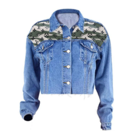 LV Army Denim Jacket Front Style