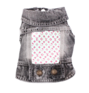 LV Pink & White Pet Denim